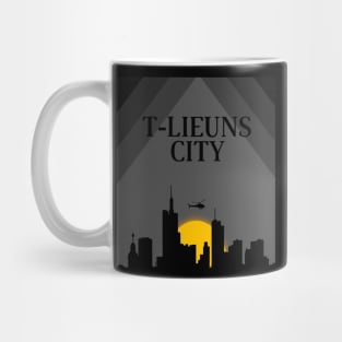 t-lieuns sunset city Mug